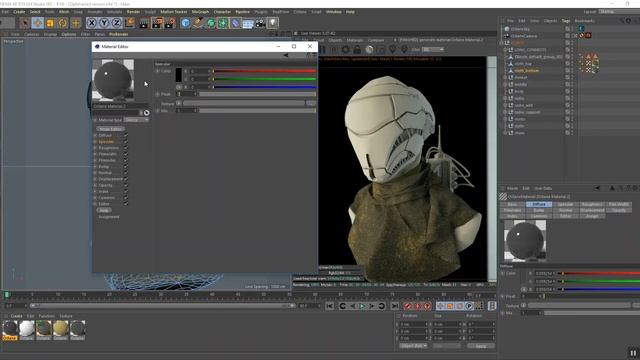 week-7 Cinema 4d mix material in octane EMVC смотреть онлайн