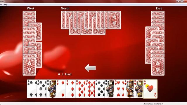 Let's Play HEARTS * Game #0001 смотреть онлайн