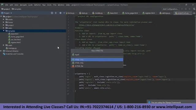 Python Django Tutorial | Python Django Full Course | Django Tutorial For Beginners | Intellipaat смотреть онлайн