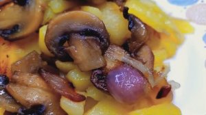 Как вкусно пожарить КАРТОШКУ С ШАМПИНЬОНАМИ