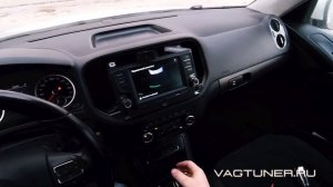 Ручка кпп с подсветкой в Тигуан от Jetta MK7
