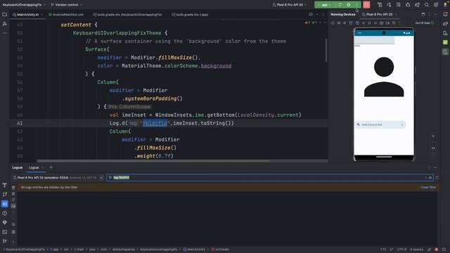 Jetpack Compose Keyboard UI Overlapping Problem Fix смотреть онлайн