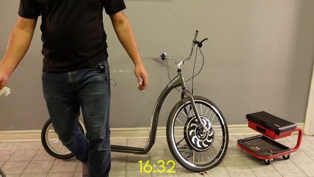 How to Make an Escooter/Ebike in less than 30 Minutes!! смотреть онлайн