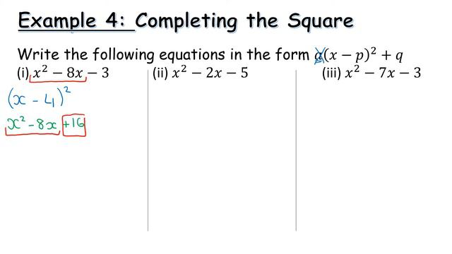 LCHL - Algebra - Completing the Square смотреть онлайн
