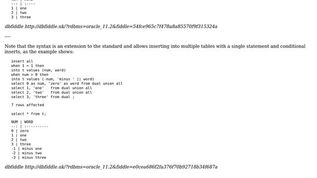Databases: Does Oracle support the VALUES expression construct? (3 Solutions!!) смотреть онлайн
