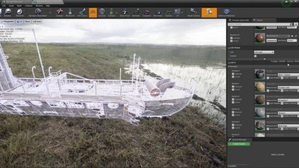 How to merge and optimize actors in unreal engine