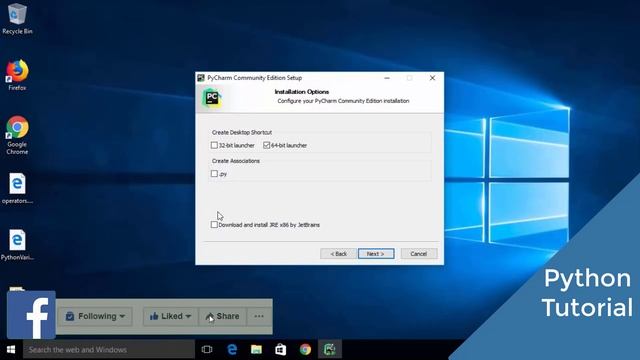 Python Tutorial for Beginners 3 Python IDE Install PyCharm смотреть онлайн