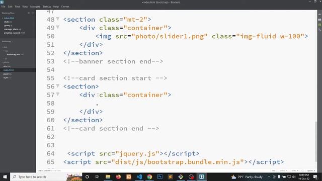 Bootstrap Tutorial (Create responsive website) Part 04 смотреть онлайн
