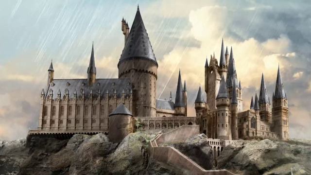 ⚡Harry Potter Music & Ambience - Rainy Hogwarts - Slow And Relaxing Mix