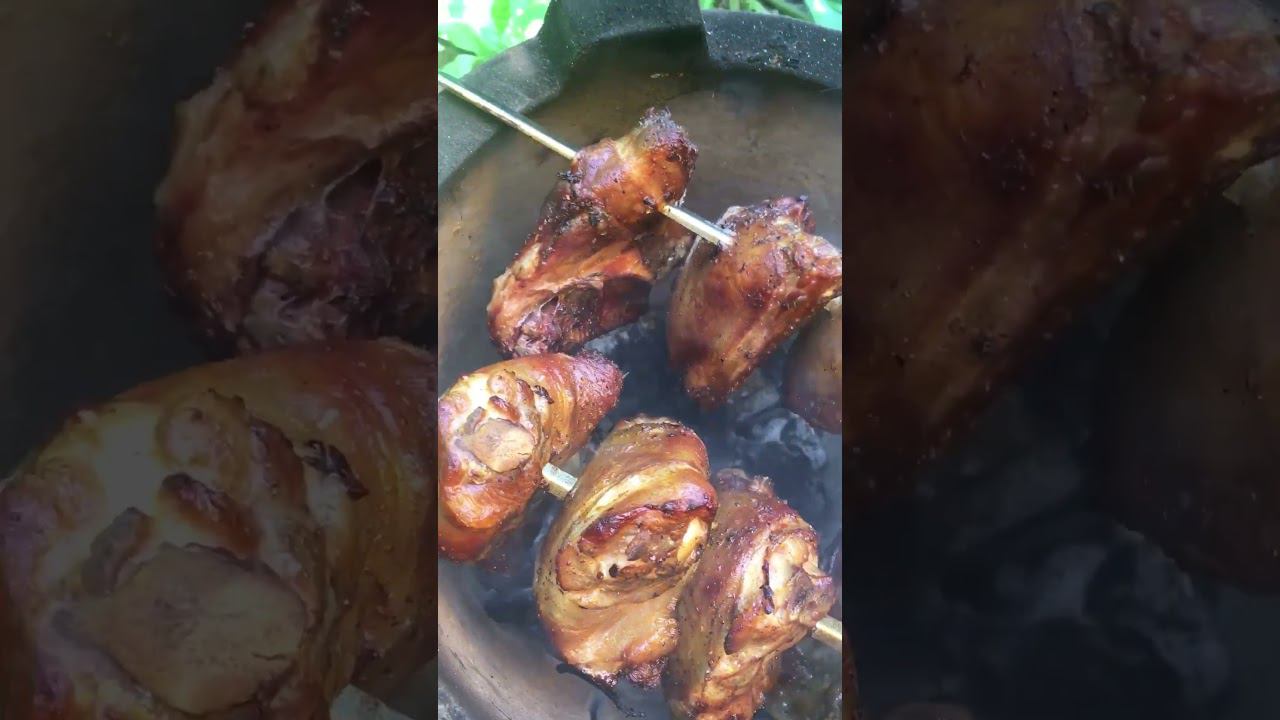 Копчение курицы в тандыре