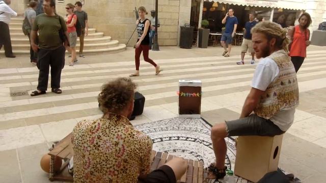 20150910 15:59 wood xylophone at Mammilla Jerusalem смотреть онлайн