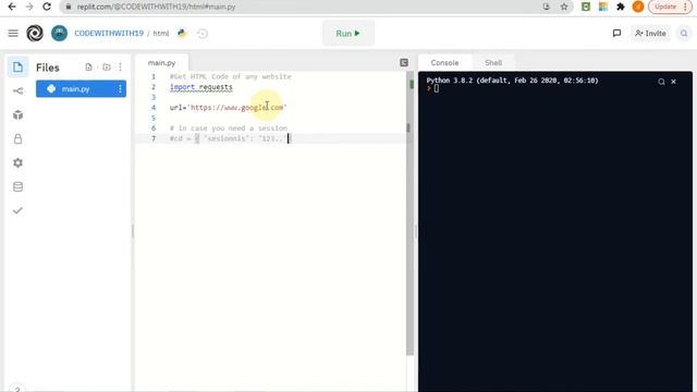 Get HTML Code of any website using python|in tamil смотреть онлайн