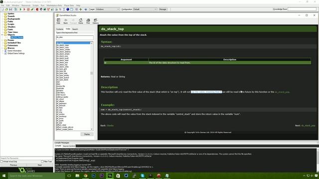 Data Structures DS_Stack | Game Maker Studio смотреть онлайн