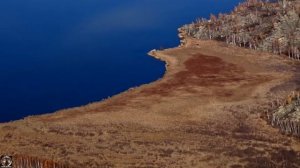 Обзор озера Колыванское с горы Большая. Алтайский край, Змеиногорский район, село Саввушка. Осень.