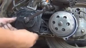 Ремонт скутера Honda Tact AF 24. Тюнинг вариатора до 80кмч