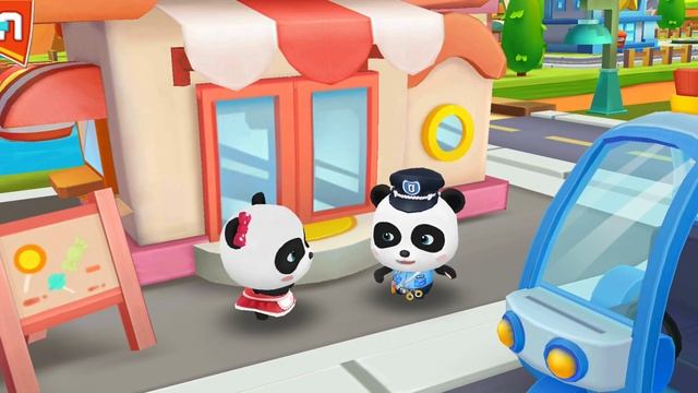 Little Panda Policeman|| Kids Game || Panda Police office helps to find the key смотреть онлайн
