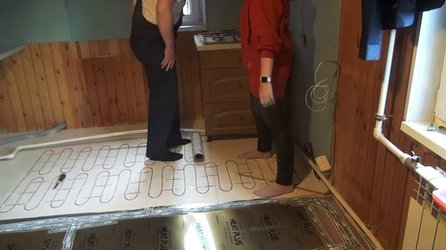 Дача 50. Как установить электрический мат под плитку. смотреть онлайн