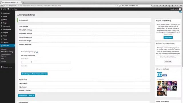 Custom Admin Bar - AdminPress [Custom Admin Theme] смотреть онлайн