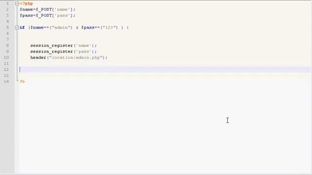 Admin Login PHP tutorial смотреть онлайн