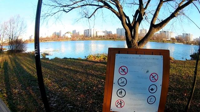 Южное Бутово Чернёвский пруд 10 ноябрь 2021 смотреть онлайн