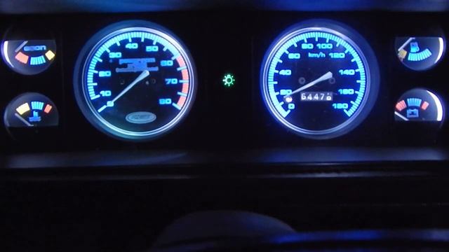 Приборная панель ВАЗ 2107. Новые шкалы и подсветка смотреть онлайн