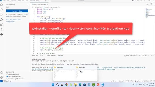 Sửa lỗi không pip được khi cài đặt thư viện cho python và cách đóng gói python sang tệp EXE смотреть онлайн
