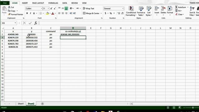 How to export coordinates from excel into Autocad 2016 смотреть онлайн