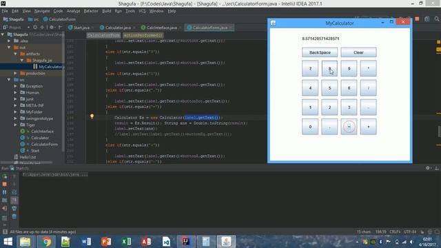 Building a Simple Calculator using Java Swing смотреть онлайн