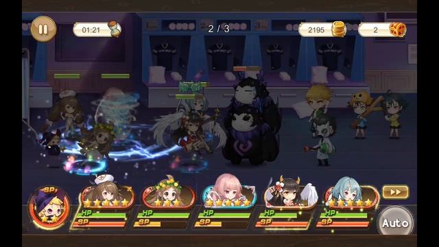 [Girl X Battle - Global] Elite Ch. 21 Boss Stage (F2P & no King) смотреть онлайн