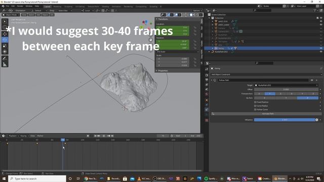 How To Make A Spaceship Animation in Blender - Tutorial смотреть онлайн