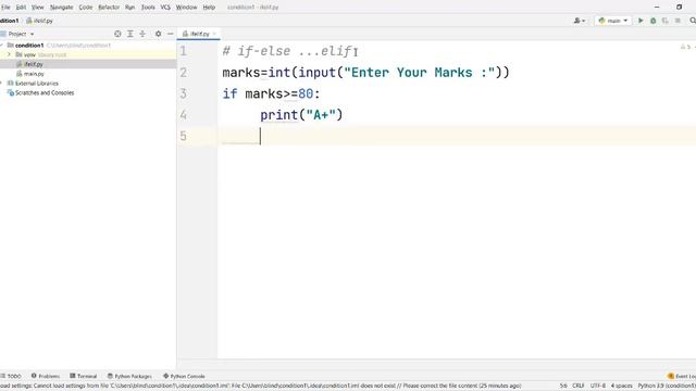 Python - if, else, elif conditions смотреть онлайн