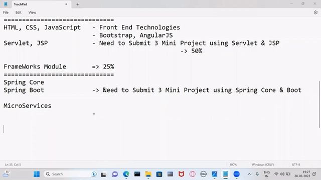 Java Full Stack Course Road Map смотреть онлайн