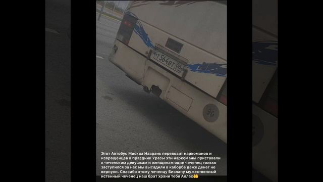 Армянгуши приставали к чеченским девушкам в автобусе ехавшем из Москвы #чечня #кавказ