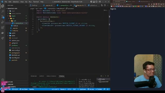 [11/08/22] Twitch - [React][TS][Next.js] Building a Twitch shoutout system! - Day 1 смотреть онлайн