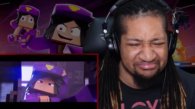 "Purple Girl" (I'm Psycho) [VERSION A] - Minecraft Animation Music Video | Reaction смотреть онлайн