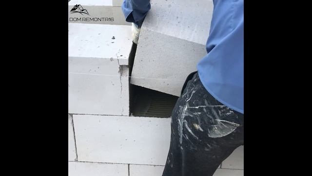 правильно кладем межшовный раствор / строительство дома из газобетона /