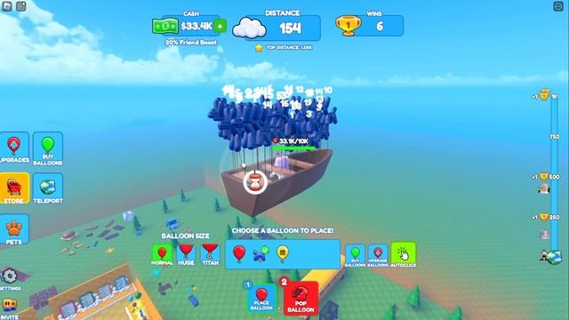 ЛЕТИМ НА ШАРИКАХ В КОСМОС! Roblox Balloon Simulator смотреть онлайн