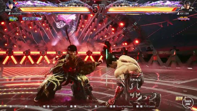Tekken 8 ▰ daddyking (Reina) Vs CBM (Jin Kazama) ▰ Ranked Matches! смотреть онлайн