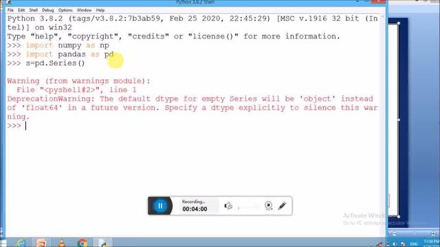 PANDAS SERIES || HOW TO CREATE SERIES || CLASS 12 IP ,CS|| PGDCA|| OLEVEL|| MCA смотреть онлайн