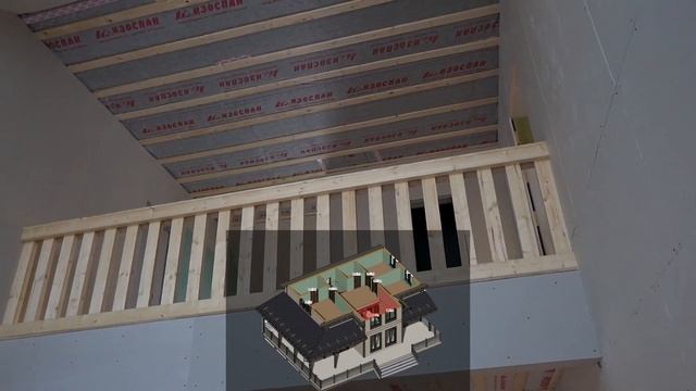 Двухэтажный КАРКАСНЫЙ ДОМ под ключ за 60 дней. Проект М-121. SKN - DOM смотреть онлайн