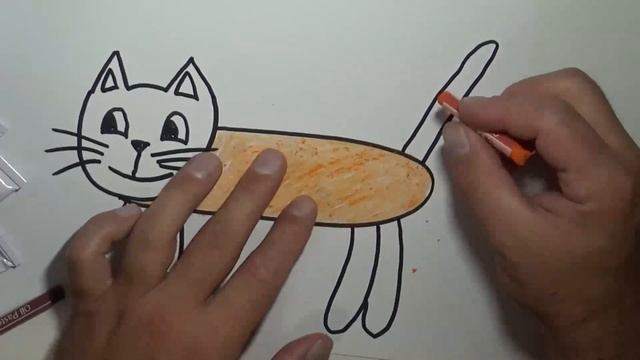 как научиться рисовать | уроки рисования | рисуем кошку | уроки рисования для детей | рисование смотреть онлайн