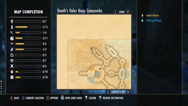 ESO Death's Valor Keep Delve Skyshard and Boss Location смотреть онлайн