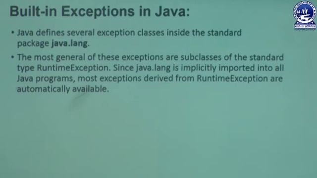 JAVA - Exception Handling Concepts & Examples смотреть онлайн