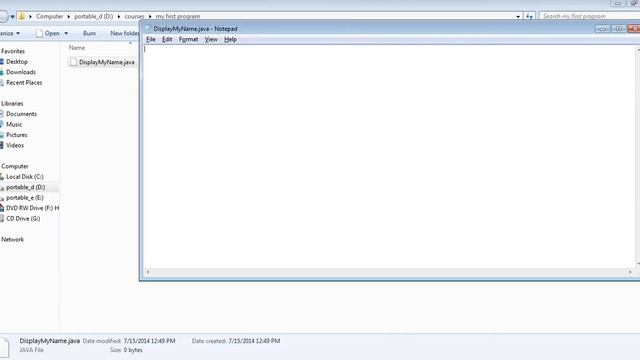 1 - first java program смотреть онлайн