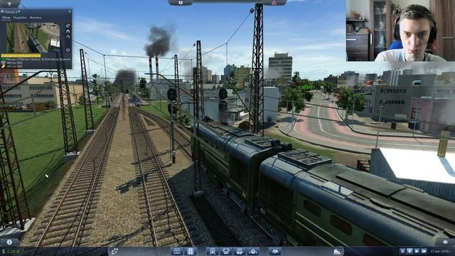 Transport Fever-обзор мода тепловоз ТЭ2 смотреть онлайн