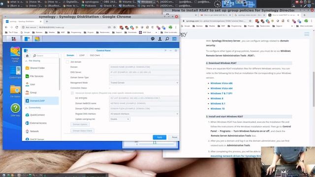 Synology DS218+ Unboxing, Stand-alone DC, and add client to domain! смотреть онлайн