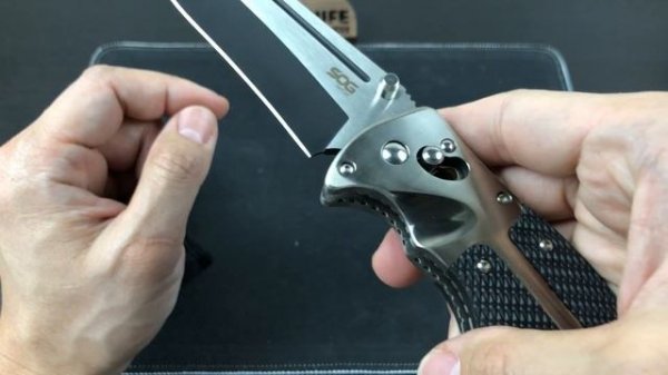 Нож "FatCat 2-Tone" VG-10 Kraton FC01 от SOG