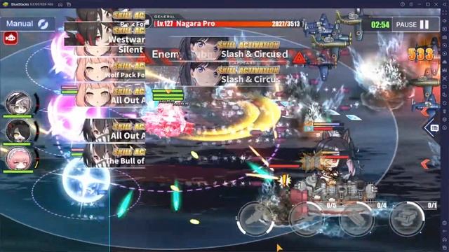 Azur Lane Chapter 14-4;  Full Auto Farm;  Safe;   No Lighthouse, No Flare - 2022-03-18