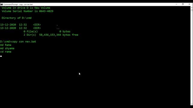 How make batch file and write script in command prompt(hindi) смотреть онлайн