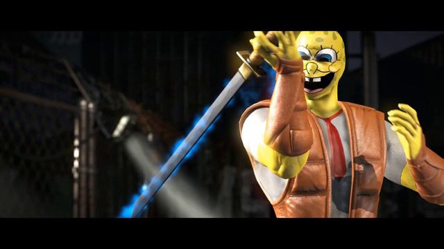 Mortal Kombat XL - SpongeBob Kenshi Costume Skin PC Mod Performs Intros On All Stages 4K Mods смотреть онлайн